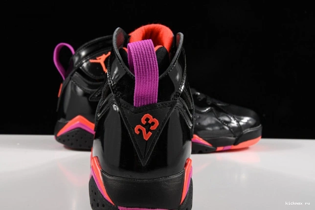 Rep Jordan Black 7 Air 313358-006 Patent Retro 0807